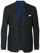 Kiton Classic Fitted Blazer - Blue