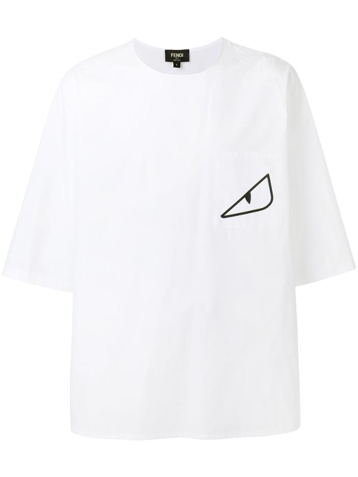 Fendi Short Sleeve T-shirt - White