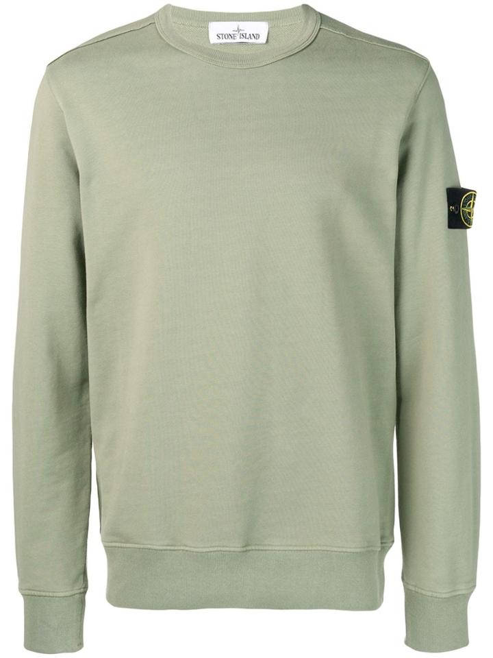 Stone Island Classic Jersey Sweater - Green