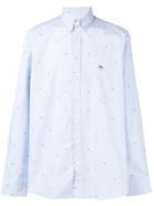 Etro Paisley Detail Shirt - Blue