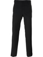 Givenchy Tailored Trousers, Men's, Size: 56, Black, Cotton/lamb Skin/acetate/wool