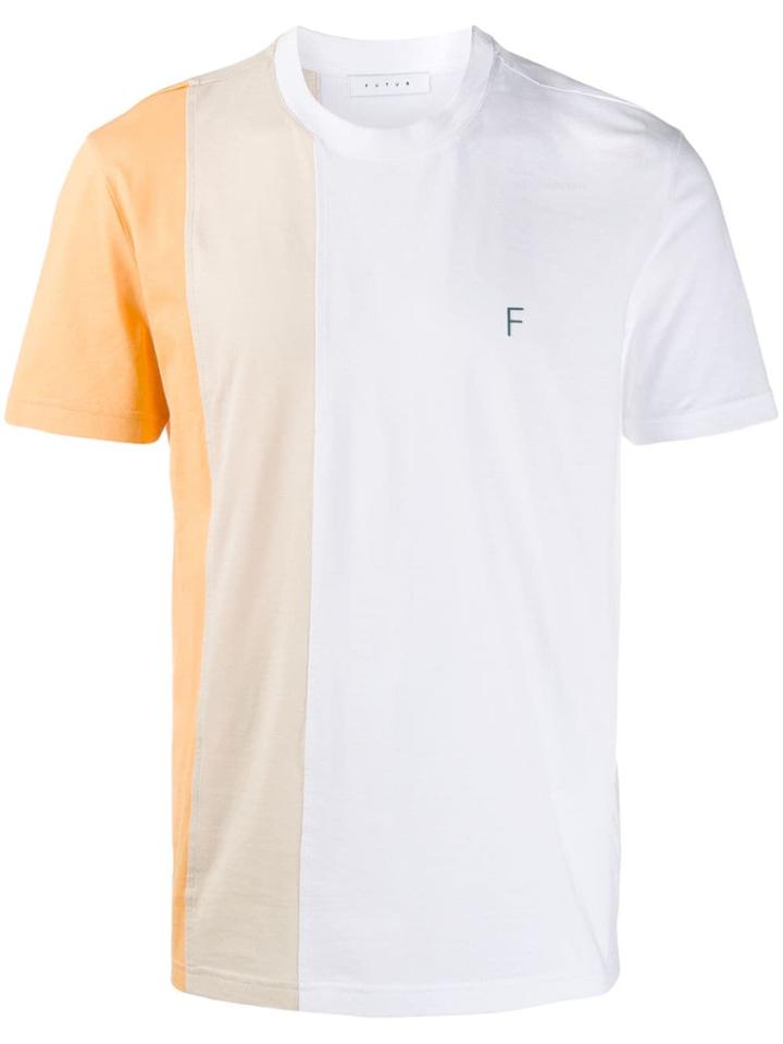 Futur Contrast Stripes T-shirt - White