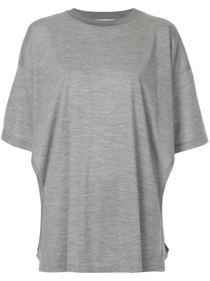 Toga Cut-out Oversized T-shirt - Grey