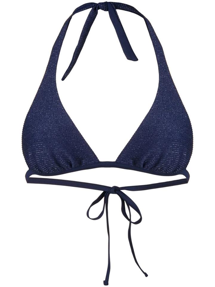 Fisico Halter Bikini Top - Blue