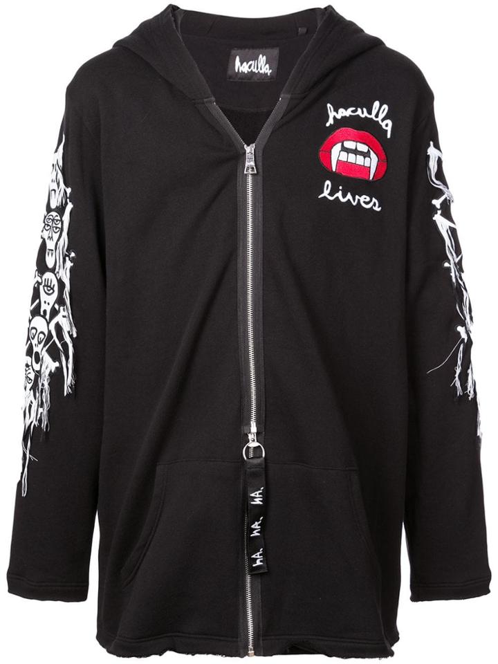 Haculla Captive Zipped Hoodie - Black