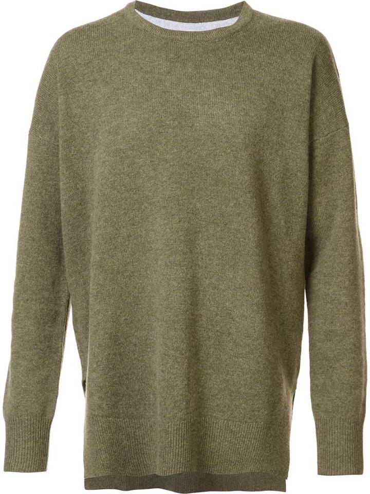 Zanerobe Project A X Zanerobe 'k1' Knit Sweatshirt, Men's, Size: Xl, Green, Merino