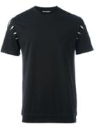 Neil Barrett Lightning Bolt Print T-shirt, Men's, Size: Xl, Black, Cotton