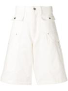Jacquemus Flap Pockets Bermuda Shorts - White