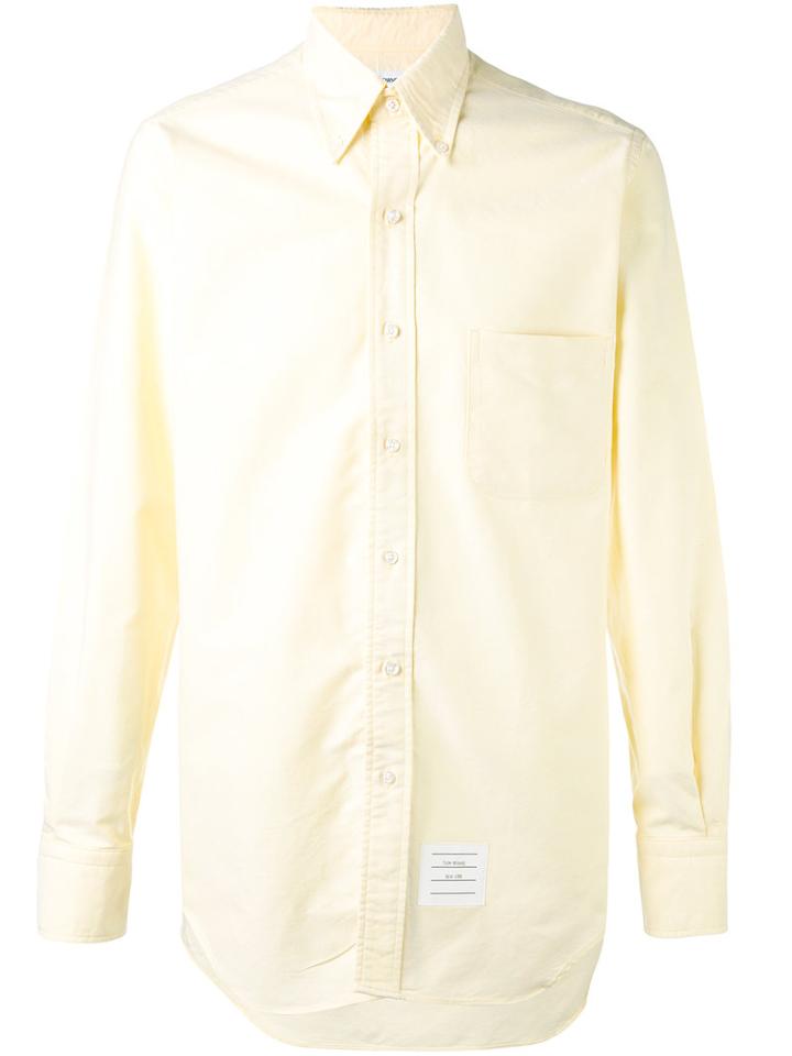 Thom Browne - Classic Shirt - Men - Cotton - 1, Yellow/orange, Cotton