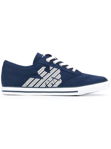 Ea7 Emporio Armani Cult Vintage Low Sneakers - Blue
