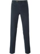 Pt01 Slim Fit Trousers, Men's, Size: 56, Blue, Cotton/spandex/elastane