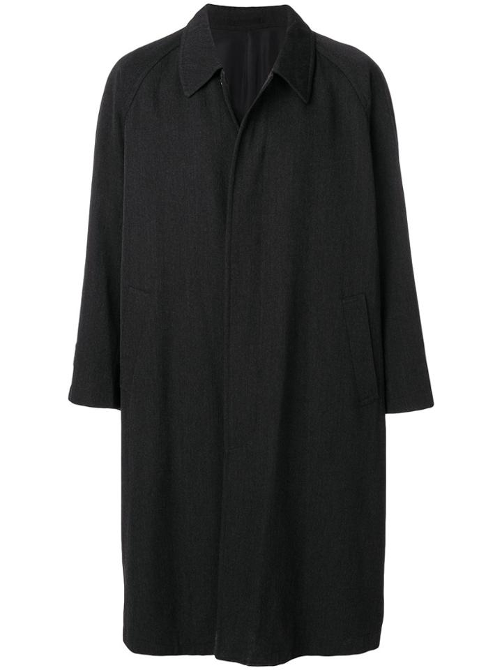 Comme Des Garçons Vintage 1997 Boxy Long Coat - Black