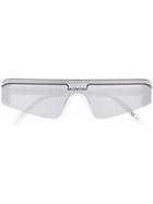 Balenciaga Eyewear Square Sunglasses - White