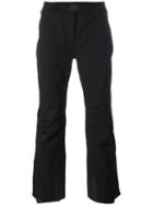 Moncler Grenoble Buckled Belt Flared Trousers, Women's, Size: Medium, Black, Polyamide/spandex/elastane