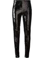 Isabel Marant - Sequin Leggings - Women - Polyamide/polyester/spandex/elastane/viscose - 38, Black, Polyamide/polyester/spandex/elastane/viscose