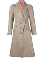 Vivienne Westwood Red Label 'historical' Coat, Women's, Size: 42, Brown, Cotton/polyamide/polyester/alpaca