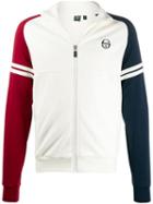 Sergio Tacchini Colour Block Logo Jacket - White