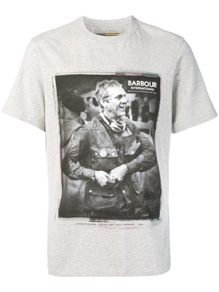 Barbour By Steve Mc Queen Printed T-shirt - Grey