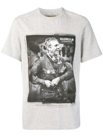 Barbour By Steve Mc Queen Printed T-shirt - Grey