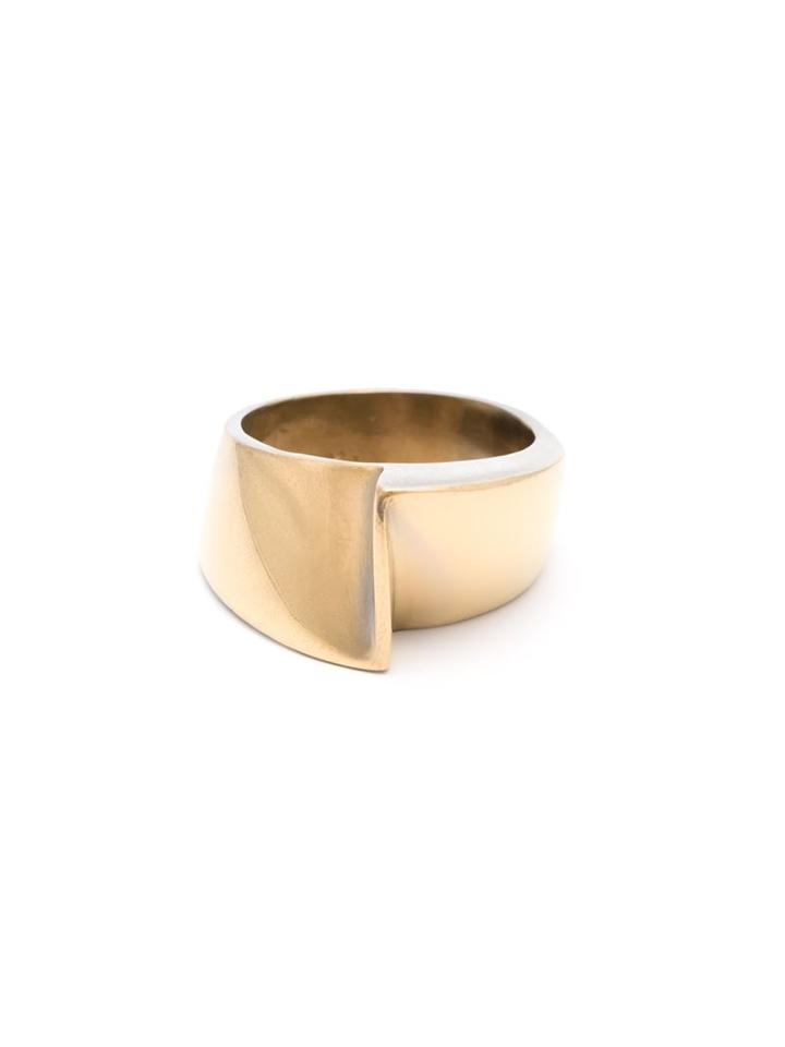 1-100 '74' Ring, Adult Unisex, Size: 9, Yellow/orange