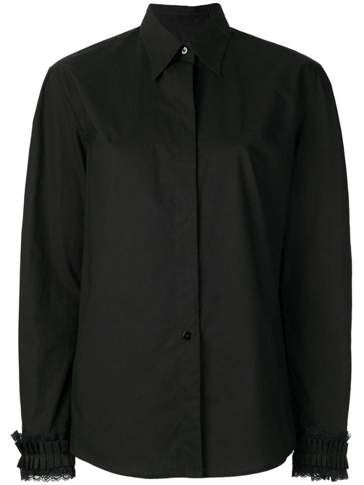 Mm6 Maison Margiela Pleated Cuff Shirt - 900 Black