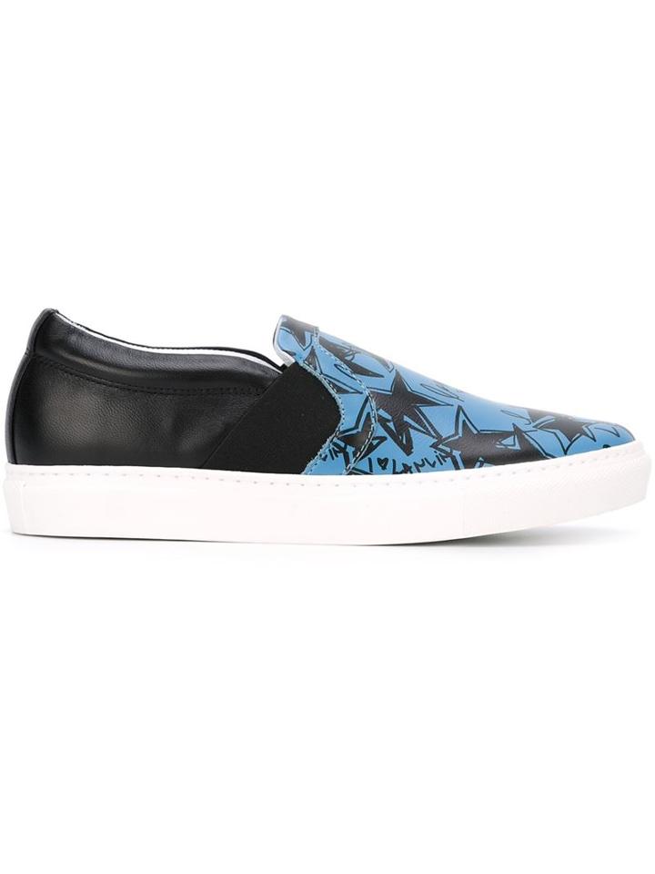 Lanvin Star Print Slip-on Sneakers