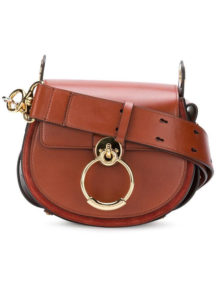 Chloé Tess Shoulder Bag - Brown