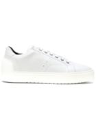 Giorgio Armani Low Top Lace-up Sneakers - White