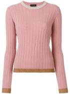 Roberto Collina Ribbed Sweater - Pink & Purple