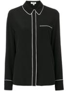 Kenzo Concealed Button Blouse - Black