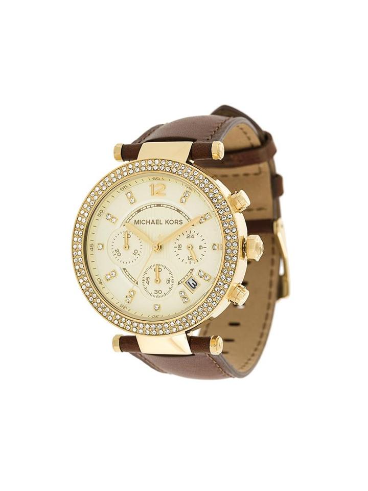Michael Kors Quartz Watch, Women's, Brown