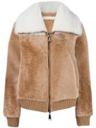 Drome Zipped Leather Jacket - Nude & Neutrals