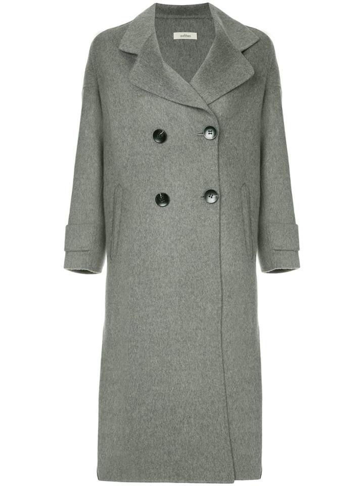 Onefifteen Double Breasted Coat - Grey