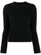 Isabel Marant Étoile Fitted Crew Neck Jumper - Black