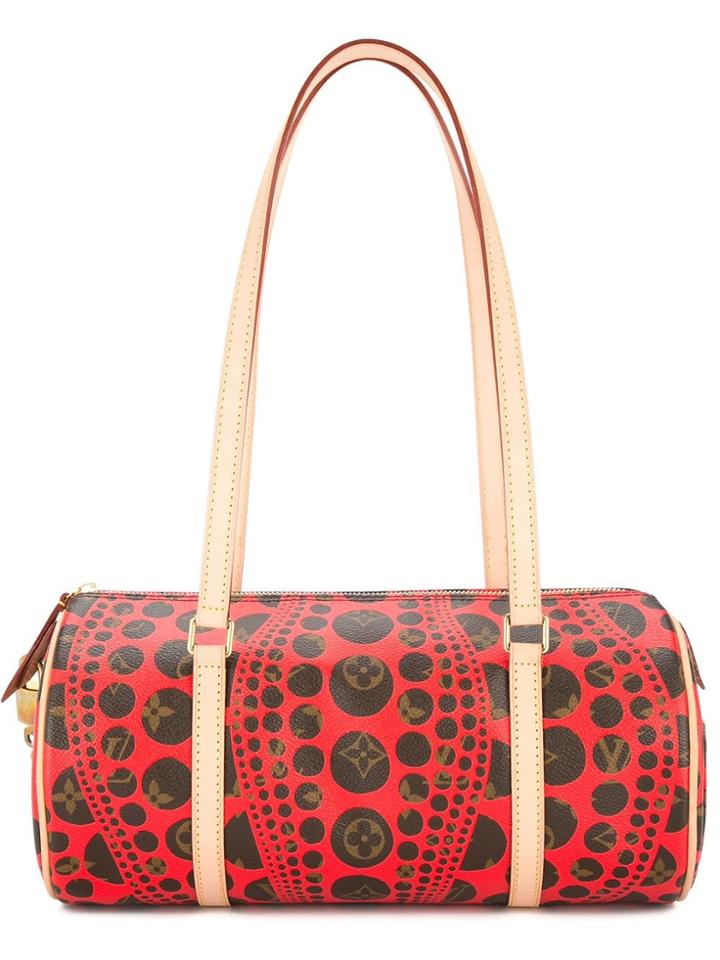 Louis Vuitton Vintage Papillon Hand Bag - Red