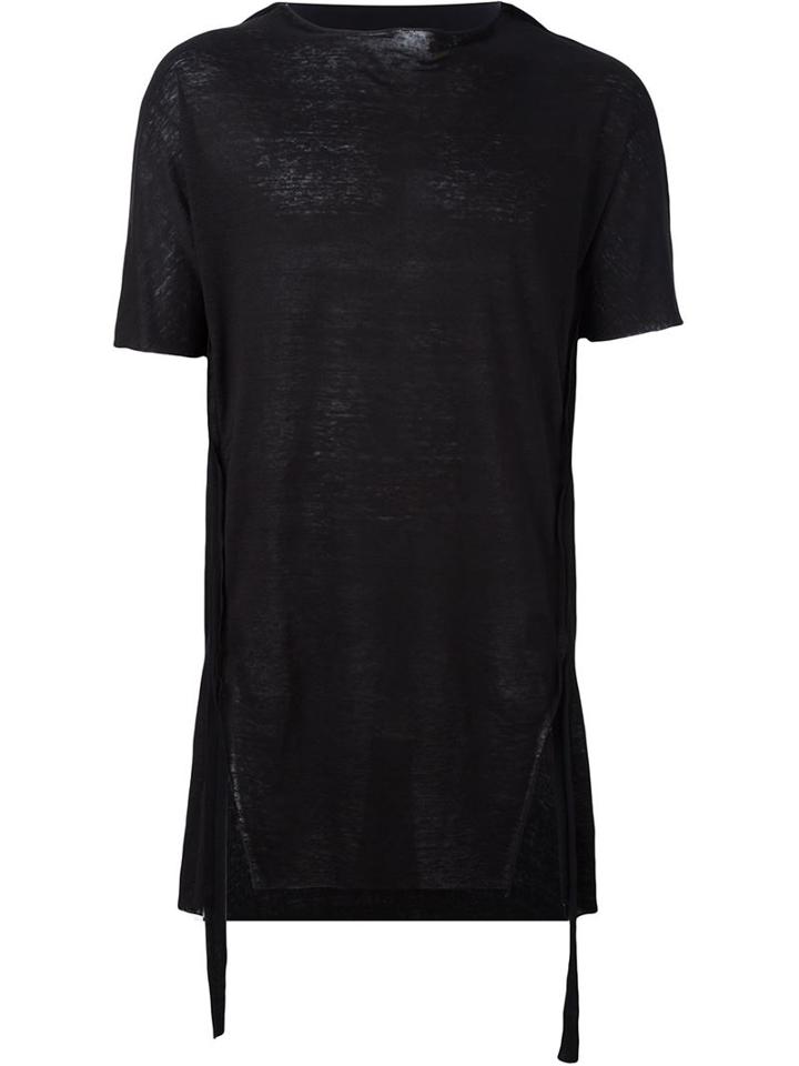 Cedric Jacquemyn Cutout Hem T-shirt