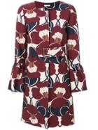 P.a.r.o.s.h. Polanski Belted Coat - Pink & Purple