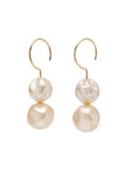 Beaufille Gold-plated Pearl Drop Earrings - Yellow Gold