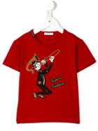 Dolce & Gabbana Kids - Buena Fortuna T-shirt - Kids - Cotton/polyester/virgin Wool - 24 Mth, Toddler Girl's, Red
