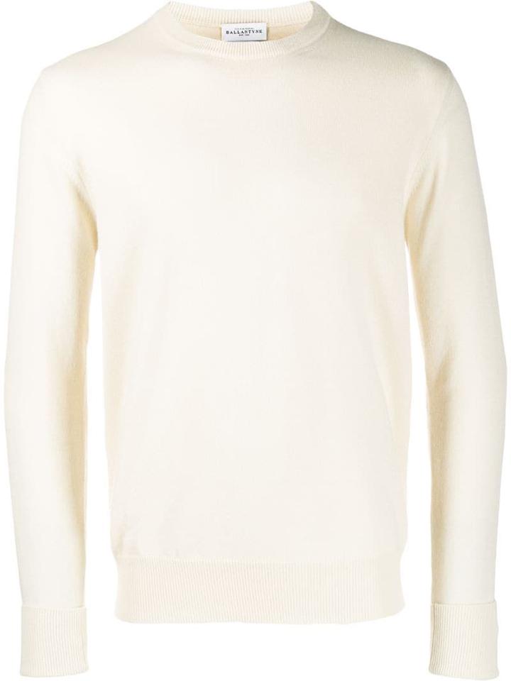 Ballantyne Long Sleeve Knitted Top - Neutrals