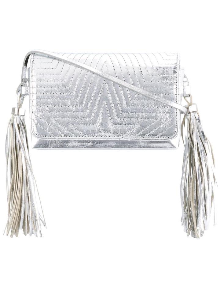 Golden Goose Deluxe Brand - Fanny Shoulder Bag - Women - Calf Leather - One Size, Women's, Grey, Calf Leather