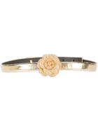 Oscar De La Renta Garden Buckle Belt - Metallic