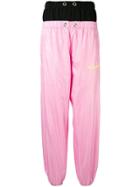 Natasha Zinko Contrast Waist Track Trousers - Pink