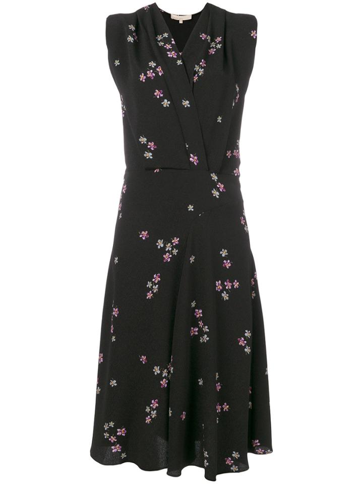 Vanessa Bruno Floral Day Dress - Black