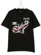 Stella Mccartney Kids Racers Print Oversized T-shirt - Black