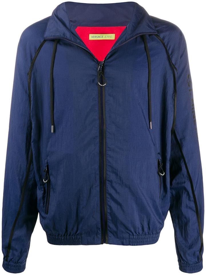 Versace Jeans Lightweight Zip-up Jacket - Blue