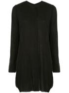 Uma Wang Round Neck Knitted Dress - Black