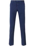 Pt01 - Straight Trousers - Men - Cotton/spandex/elastane - 46, Blue, Cotton/spandex/elastane