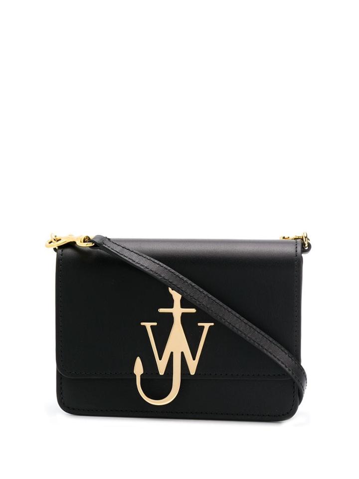 Jw Anderson Anchor Logo Bag - Black