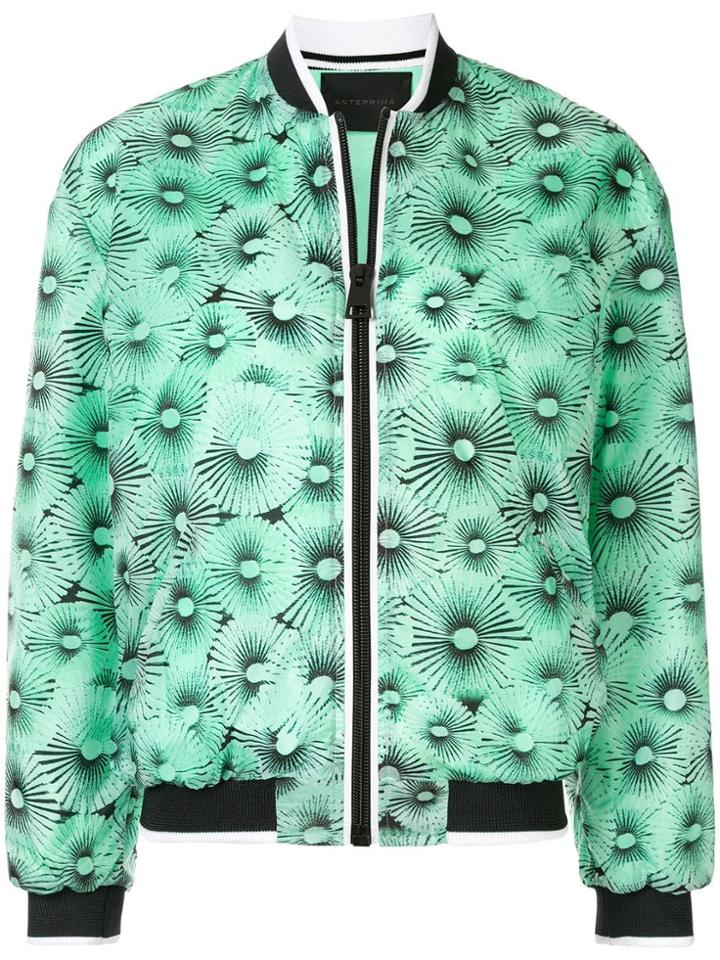 Anteprima Parachute Print Bomber Jacket - Green